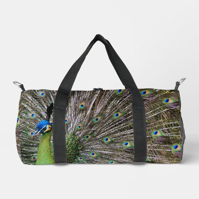 Peacock Duffle Bag (Front)