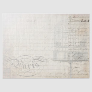 Peacock Ephemera Decoupage Companion Paper