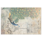 Peacock Ephemera Image Transfer Sheet