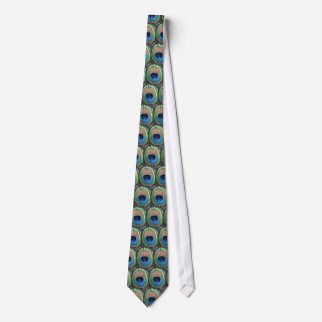 Peacock Eyes Tie (Front)