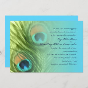 Peacock Fantasy Set Invitation