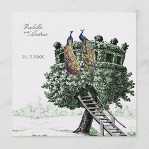Peacock Fantasy - wedding Invitation