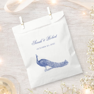 Peacock Favour Bag