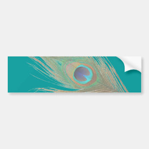 Peacock Feather Bumper Sticker