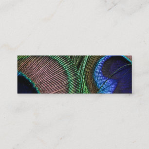 Peacock Feather Business Card