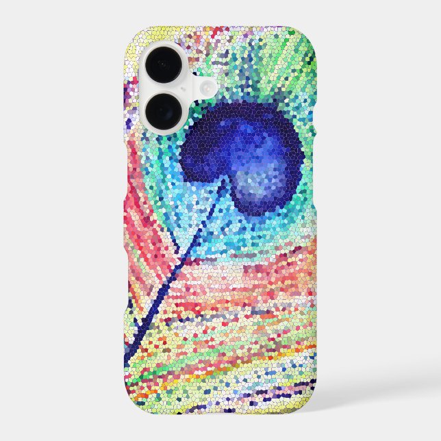 Peacock feather case (Back)