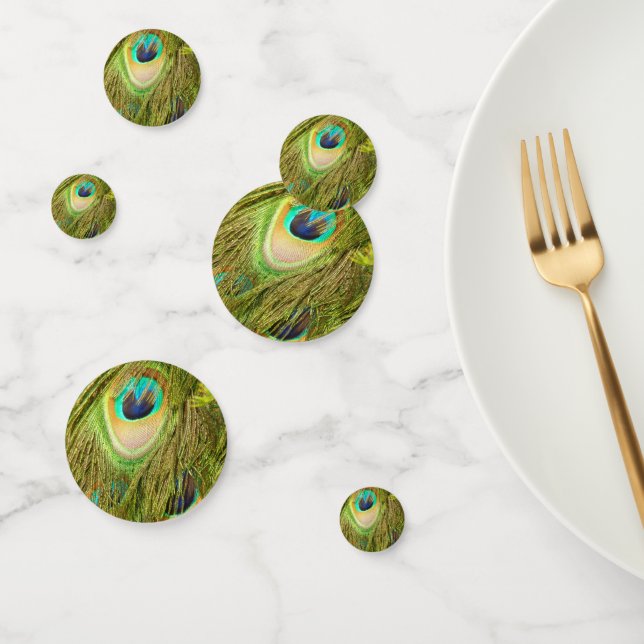 Peacock Feather Confetti (Group)
