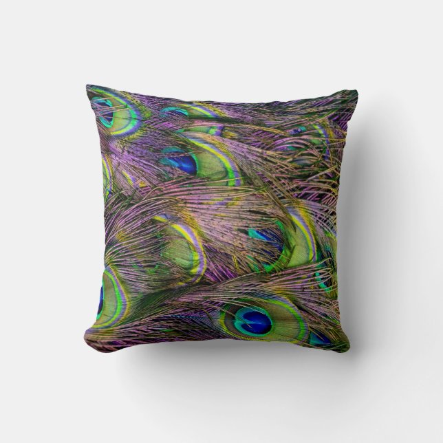 Peacock Feather  Cushion (Front)