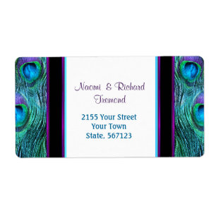 Peacock Feather Drama - Address Label