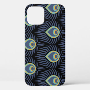 Peacock Feather: Elegant Pattern. iPhone 12 Case