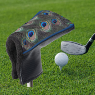 Peacock Feather Eye Pattern Golf Head Cover
