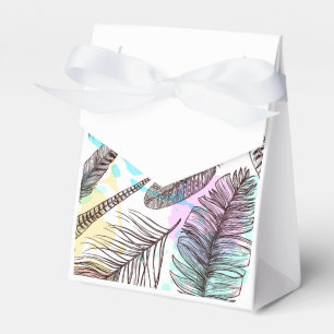 Peacock Feather Favour Box