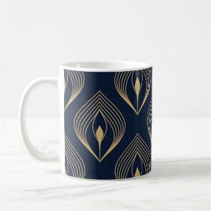 Peacock Feather: Floral Paisley Coffee Mug