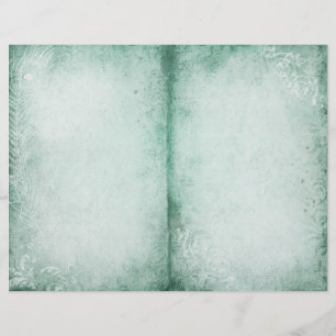 Peacock Feather & Flourish Journal Page