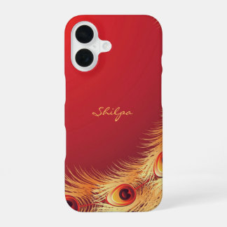 Peacock Feather iPhone 16 Case