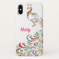 Peacock feather iPhone Case