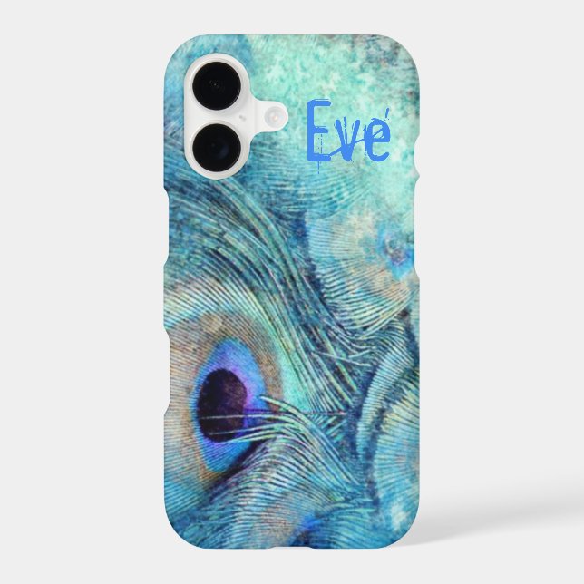 Peacock feather iphone x (Back)