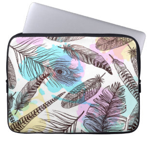 Peacock Feather Laptop Sleeve