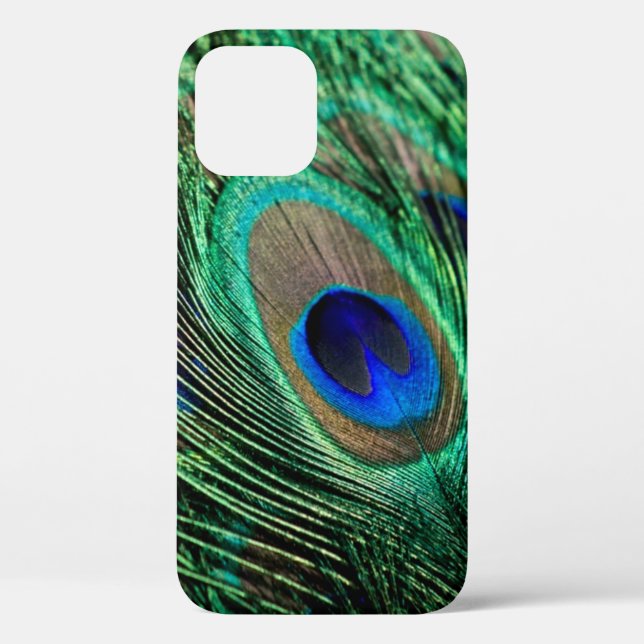 Peacock Feather Lucky Case-Mate iPhone Case (Back)