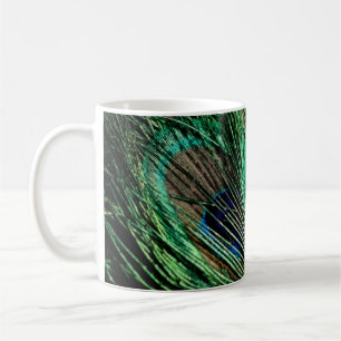 Peacock Feather Lucky Coffee Mug