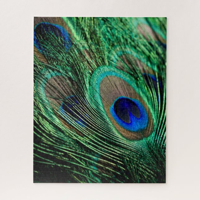Peacock Feather Lucky Jigsaw Puzzle (Vertical)