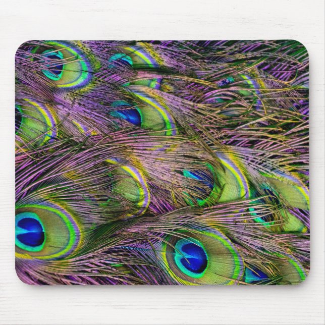 Peacock Feather  Mouse Pad (Front)