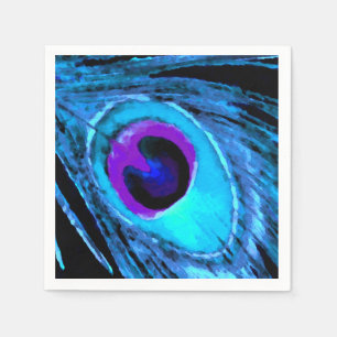 Peacock Feather Napkin