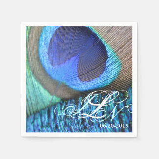 Peacock Feather Napkin