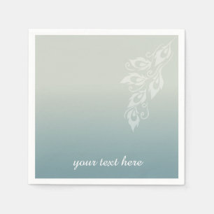 Peacock Feather Napkin