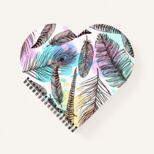 Peacock Feather Notebook