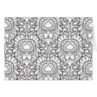 Peacock Feather Pattern Doodle