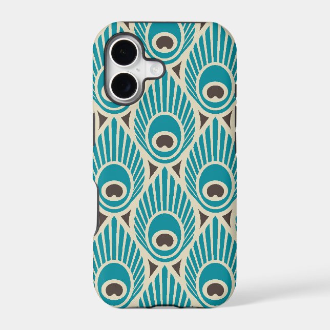 Peacock Feather Pattern iPhone 5 Case (Back)