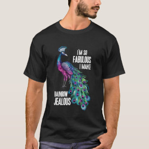 Peacock Feather Peahen Bird Animal Peacocks Lover T-Shirt