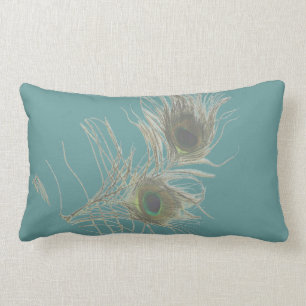 Peacock Feather Pillow