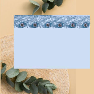 Peacock Feather Post-it Notes