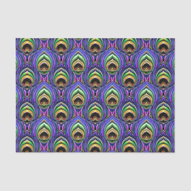 peacock feather tissue paper (Front)