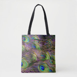 Peacock Feather Tote Bag