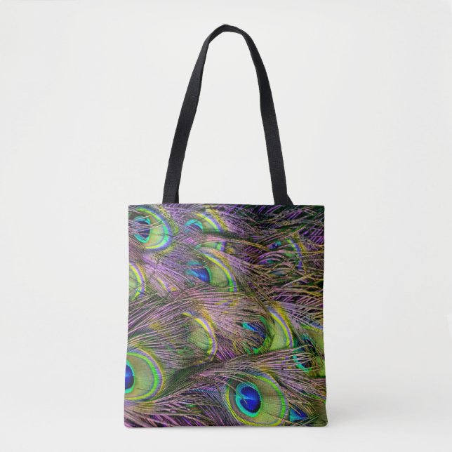 Peacock Feather  Tote Bag (Front)