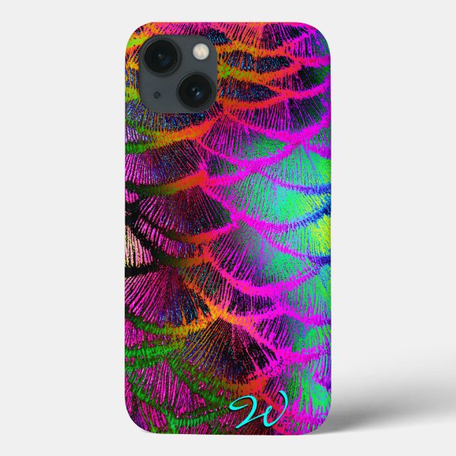 Peacock Feathers 1-3 Options Case-Mate iPhone Case (Back)
