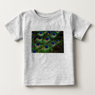 Peacock Feathers Baby T-Shirt