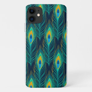 Peacock Feathers iPhone 11 Case
