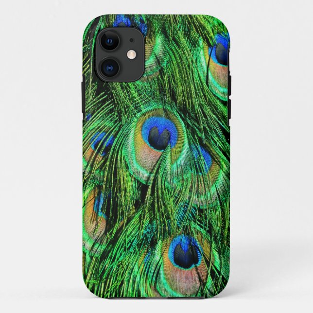 Peacock Feathers Case-Mate iPhone Case (Back)
