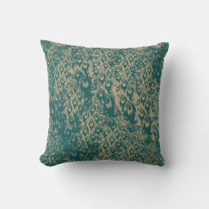 Peacock Feathers Cushion