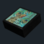 Peacock Feathers Damask Wedding Anniversary Gift Box<br><div class="desc">Wedding Black Lacquer Keepsake Custom Designer Personalised Jewellery Box or Memory Box Elegant Unique Wedding Anniversary  Christmas Gifts or Valentines Day Gifts</div>