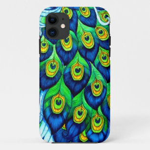 Peacock Feathers Design iPhone 11 Case