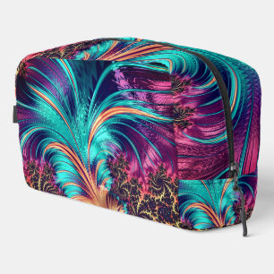 Peacock Feathers Dopp Kit