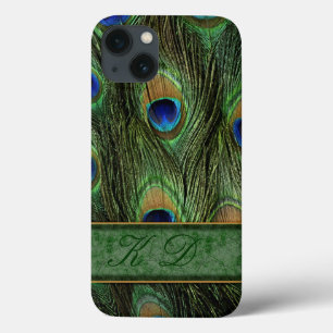 Peacock Feathers iPhone 6 Case Monogram