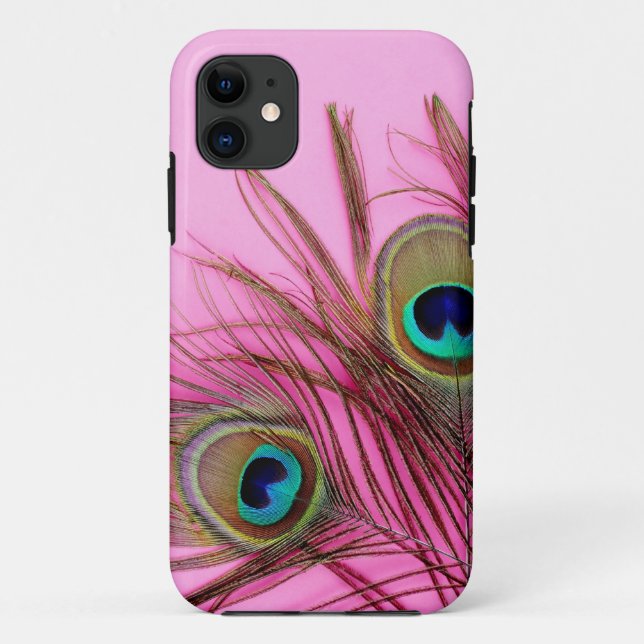 Peacock Feathers iPhone Case-Mate Case (Back)