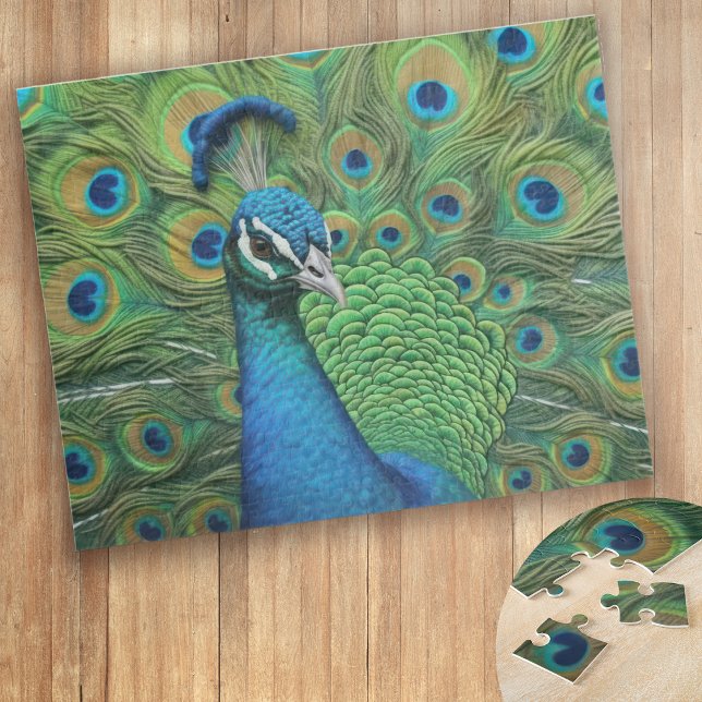 Peacock Feathers Jigsaw Puzzle (Creator Uploaded)