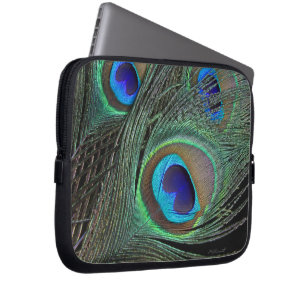 Peacock Feathers Laptop Sleeve